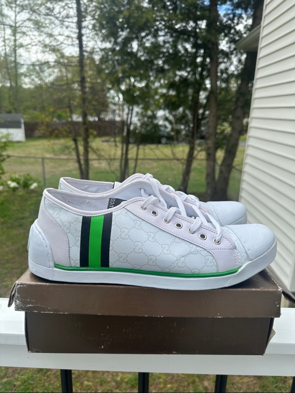Gucci Monogram Sneakers 191397 - Picture 5 of 16